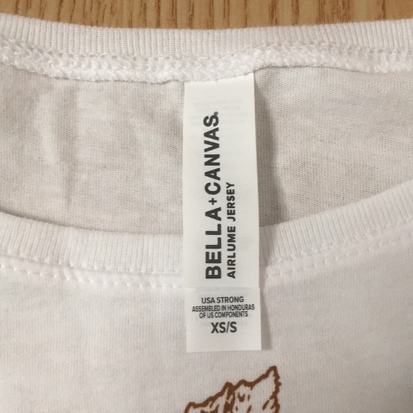 New Hooters Crop Top Liteweight Soft Stretchy Xs/Small & Medium/Large - Picture 4 of 5